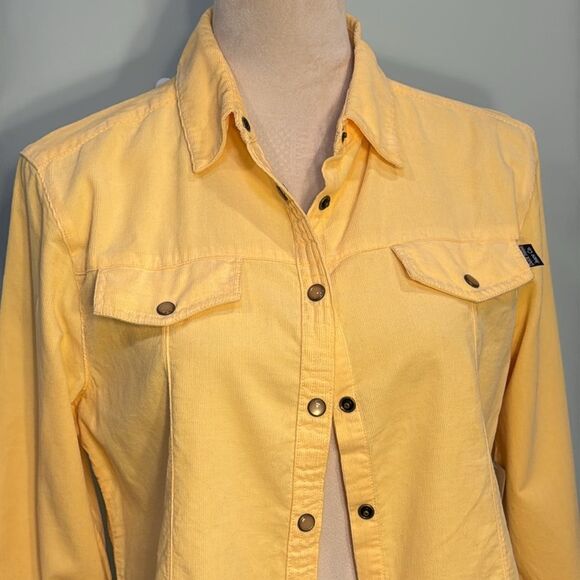 Duck Head Jeans Co. yellow corduroy shirt Size PS - Picture 4 of 6